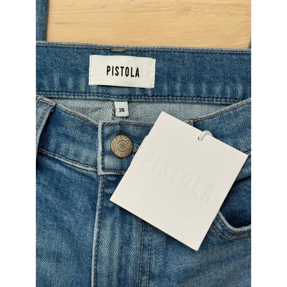 NWT Pistola Lennon High Rise Crop Ankle Boot Jean Denim Hidden Gem Women's 26 - Picture 5 of 5